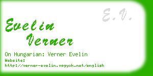 evelin verner business card